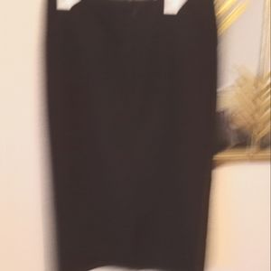 Black pencil skirt